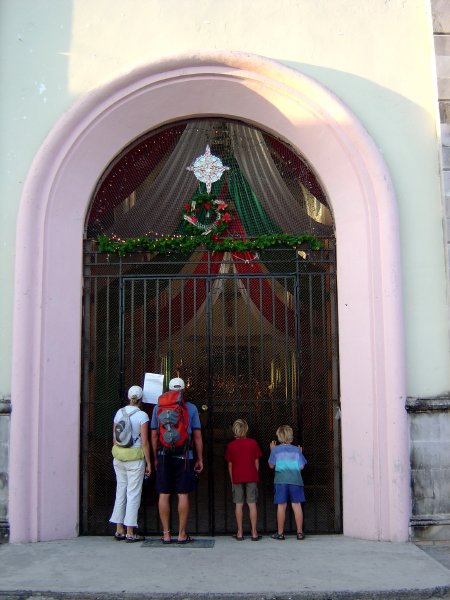 They looked in awe and wonder